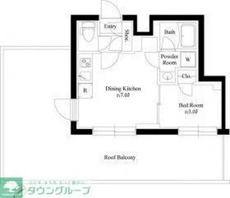 ハーモニーレジデンス東京サウス六郷 5階階 間取り