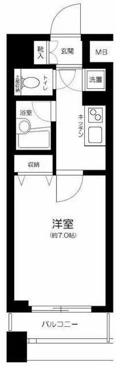 パレステュディオ池袋駅前 13階階 間取り
