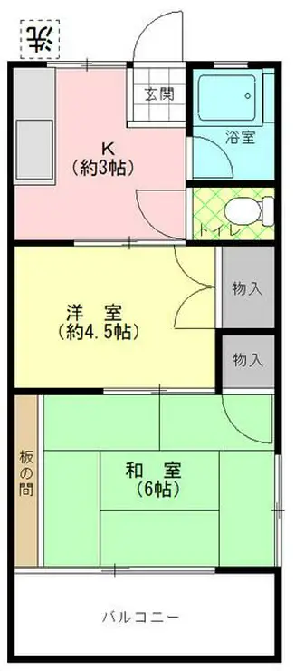 フジハイム 2階階 間取り
