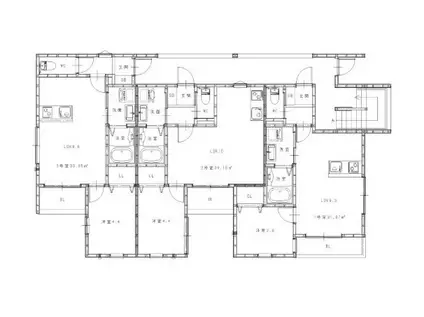 ELLINA波多江駅北(1LDK/1階)の間取り写真