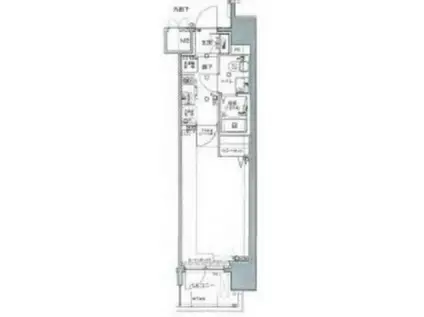 フィース蔵前(1K/6階)の間取り写真