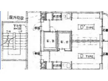 能見台マンション(ワンルーム/3階)の間取り写真