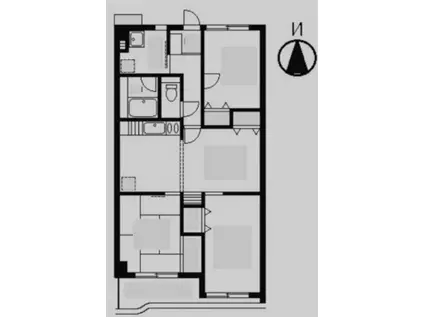 ベルクラント(3LDK/3階)の間取り写真