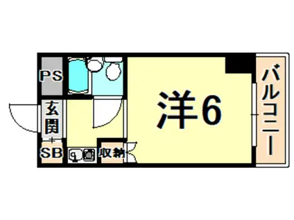 アネックス高座(ワンルーム/3階)の間取り写真