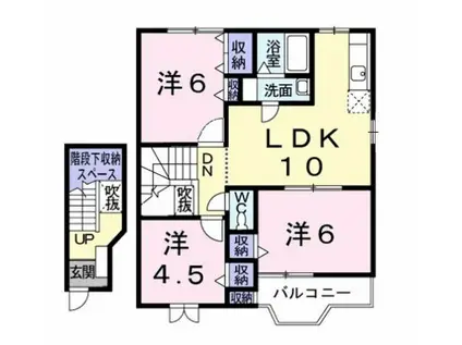 ロメオ エステ-トIII(3LDK/2階)の間取り写真