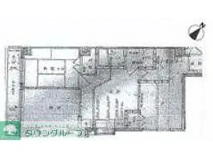 第2ファミールアオキ(3DK/3階)の間取り写真