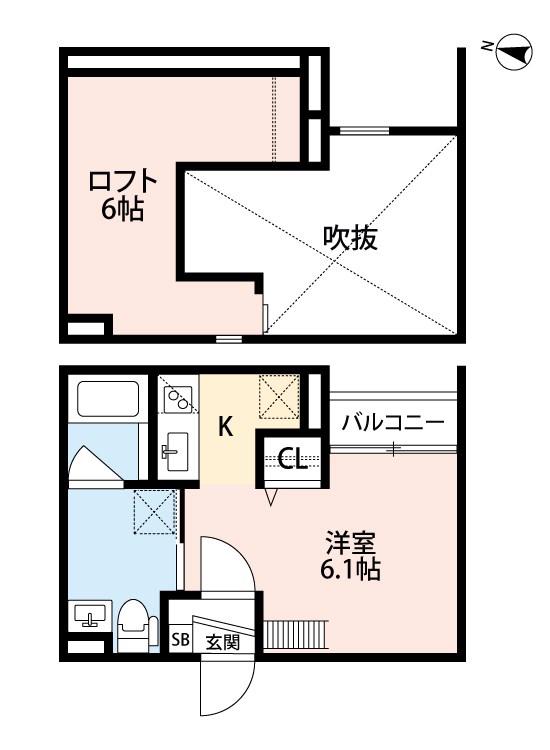 MAISONDECERCEL(1K/1階)の間取り写真