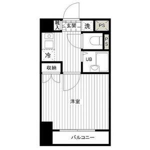 ロイヤルアメニティー東池袋(1K/1階)の間取り写真