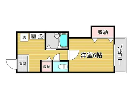 JEUNESSEMM(1K/4階)の間取り写真