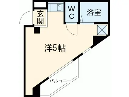 SENSE SNT(ワンルーム/3階)の間取り写真