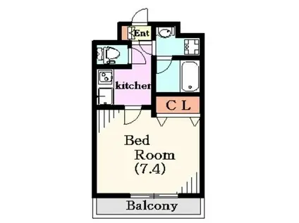 アーバン56(1K/3階)の間取り写真