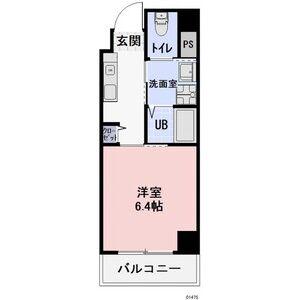 ワイズタワー新栄(1K/5階)の間取り写真