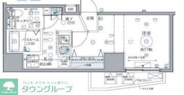 クレヴィスタ西巣鴨(1K/7階)の間取り写真