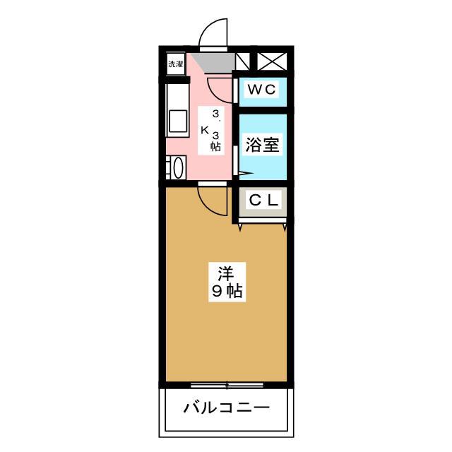 コニファーマンション寿(1K/2階)の間取り写真