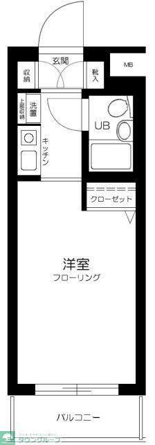 グランドコート江古田(1K/3階)の間取り写真