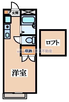 MITO(1K/1階)の間取り写真