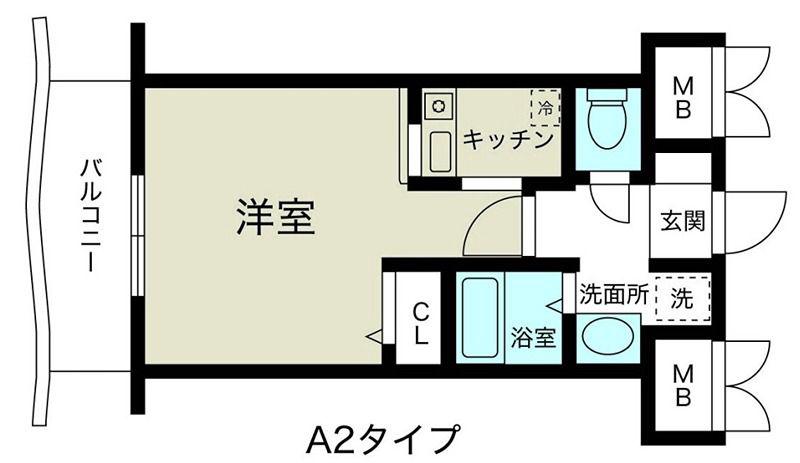 ノルデンハイム新大阪II(1K/7階)の間取り写真
