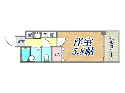 トシヤマンション(1K/5階)の間取り写真