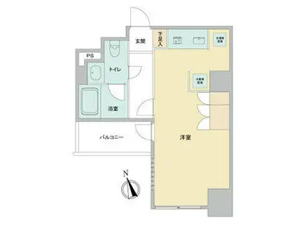ドゥーエ大須(ワンルーム/9階)の間取り写真