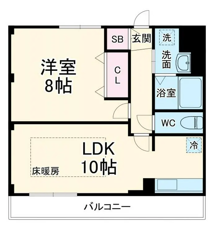 ロイヤルパレス市川 1階階 間取り