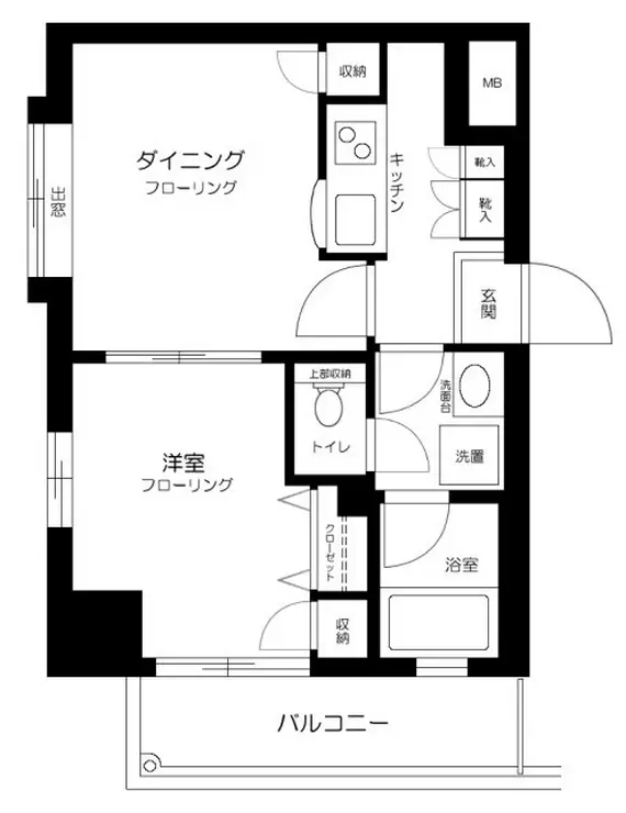 パレステュディオ笹塚 6階階 間取り