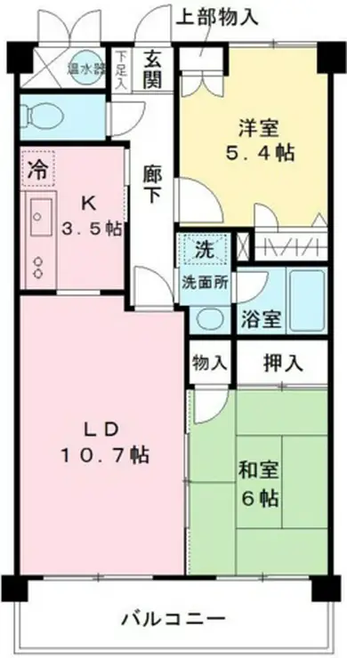 アクシス菊野台 1階階 間取り