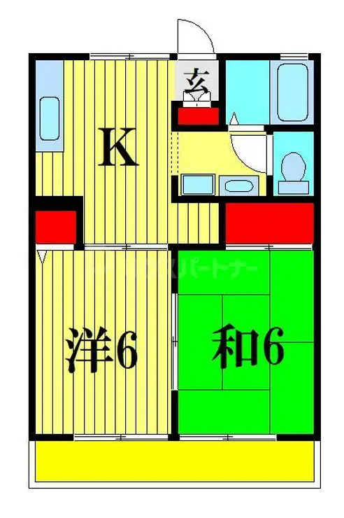 ポルクV 1階階 間取り