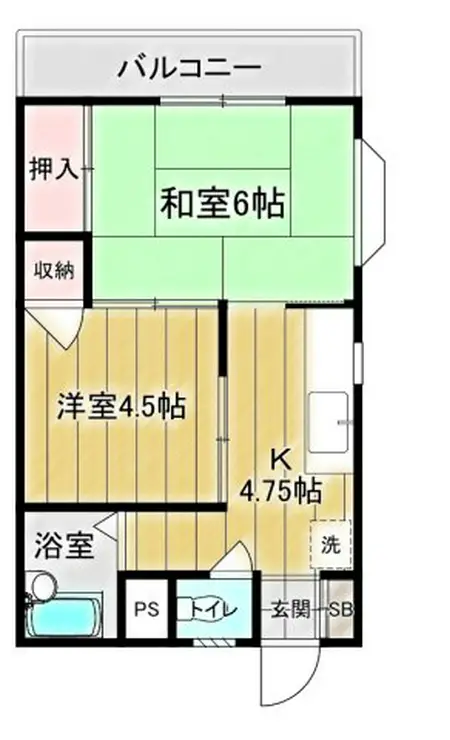 エクセレント泉 3階階 間取り