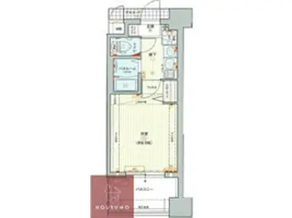 エステムコート大阪城北 天満の杜(1K/4階)の間取り写真