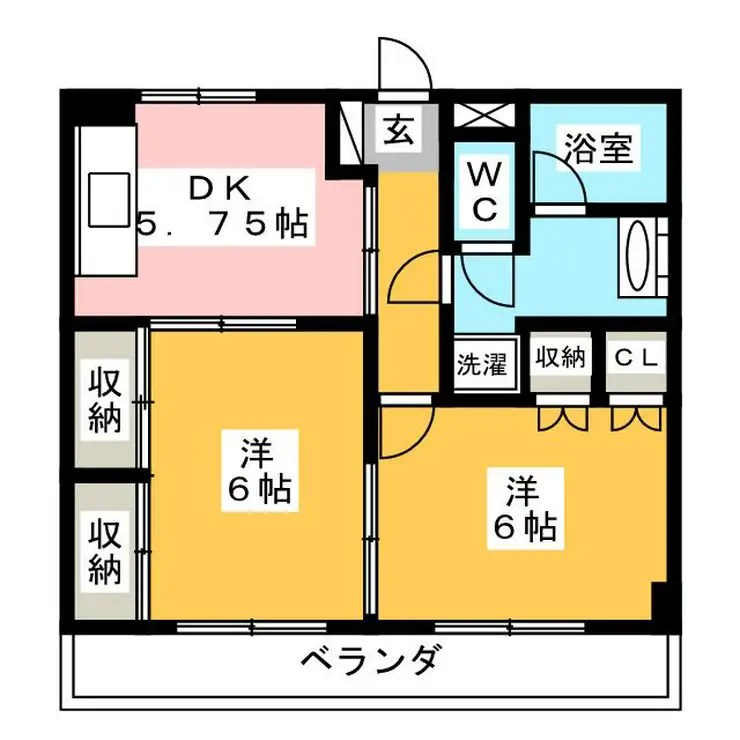 サンヴェール小平 2階階 間取り