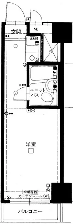 五反田ダイヤモンドマンション 4階階 間取り