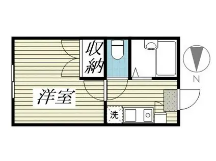 クリアI(1K/3階)の間取り写真