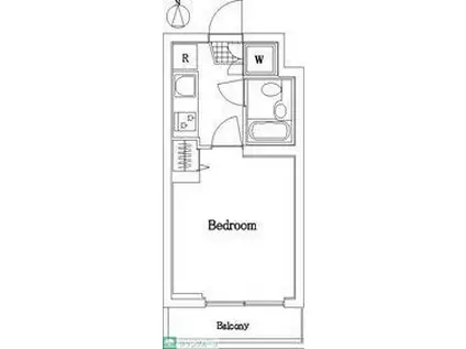 ルーブル新宿西落合II(1K/3階)の間取り写真