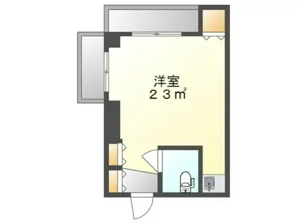 ココハイツ(ワンルーム/2階)の間取り写真