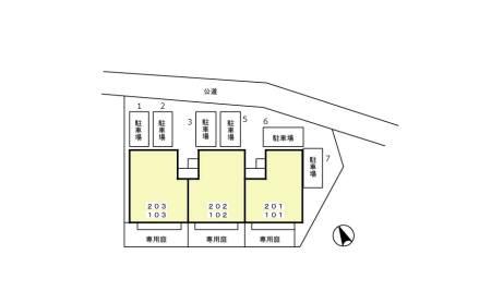 第2サニーサイト(2LDK/1階)の間取り写真