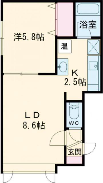 ＪＲ石北本線 旭川四条駅 徒歩19分 2階建 築18年