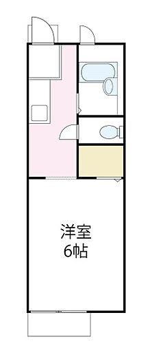 コーポコジマ(ワンルーム/1階)の間取り写真
