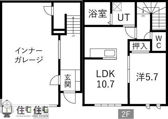 LA FORMOSA(1LDK/1階)の間取り写真