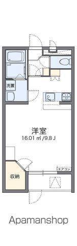 近鉄南大阪線 河内松原駅 バス乗車時間：20分 最寄りバス停で下車 徒歩7分 3階建 築19年(1K/1階)の間取り写真