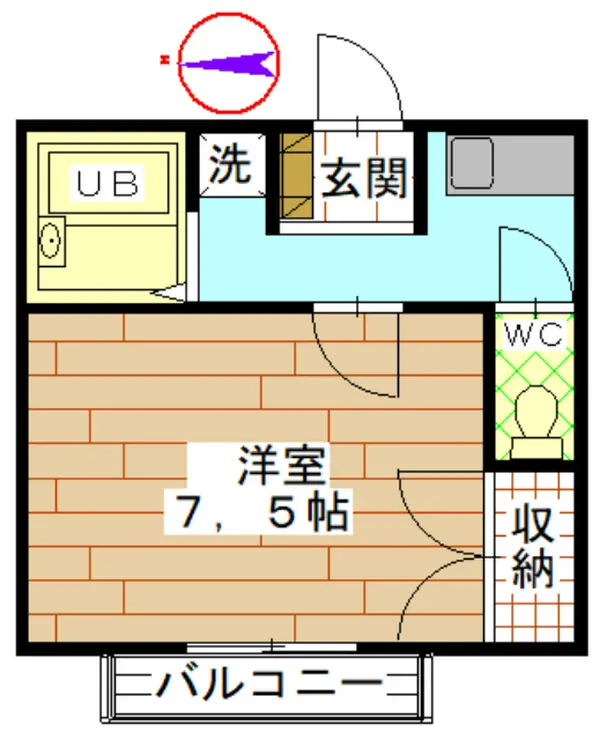 イーストスクエア 2階階 間取り