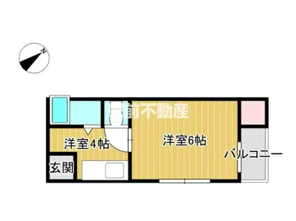 日栄ビル(1K/3階)の間取り写真