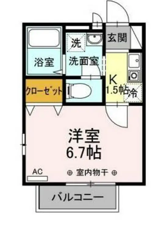 サンアベニュー狛江 2階階 間取り