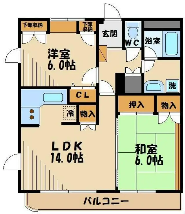 ノミズマンション 3階階 間取り