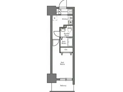 N-STAGE久米川(1K/9階)の間取り写真