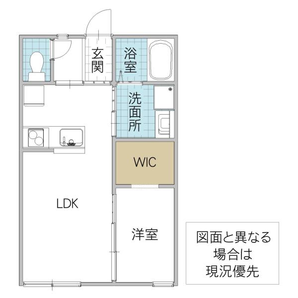 GRANSOLE(1LDK/2階)の間取り写真