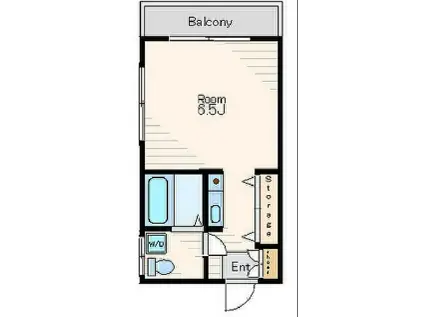 アーテプルミエ(ワンルーム/5階)の間取り写真