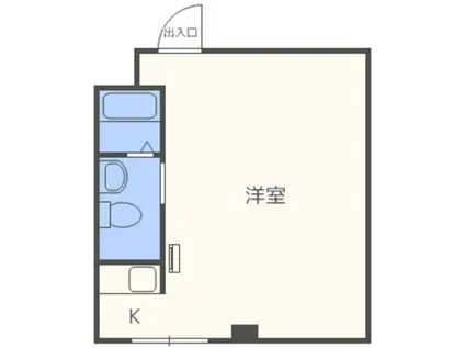 博多ステーションタワー(ワンルーム/4階)の間取り写真