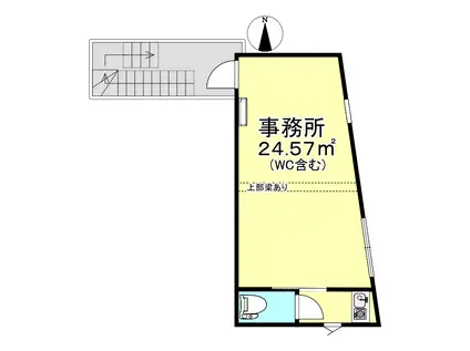 中川ビル(ワンルーム/3階)の間取り写真