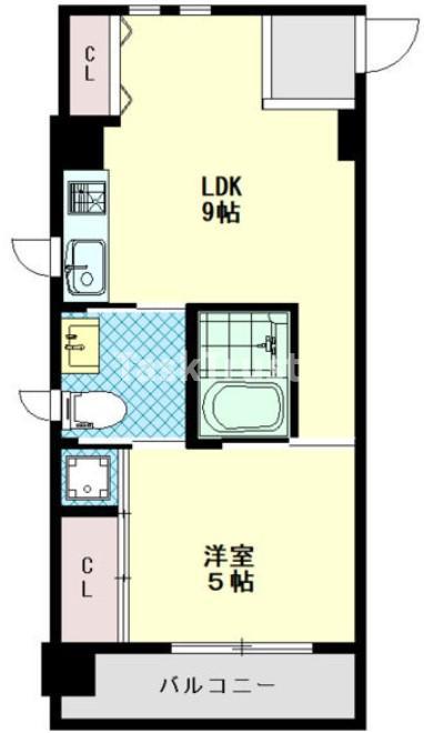 ネクストステージ都島(1LDK/7階)の間取り写真