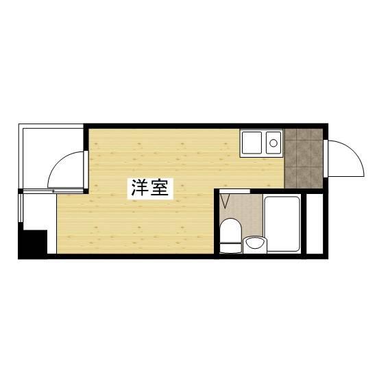 アルティメイトBUILDG.今町(ワンルーム/9階)の間取り写真
